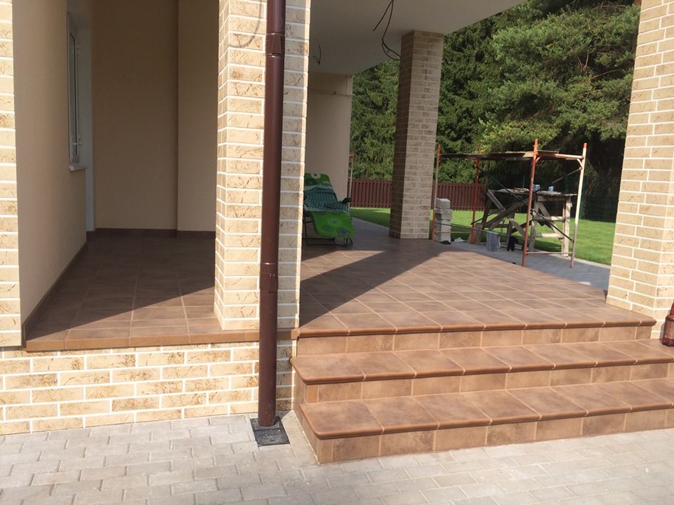 Клинкерная Плитка напольная противоскользящая Stroeher KERAPLATTE AERA T 712 marone 444*294*10 мм