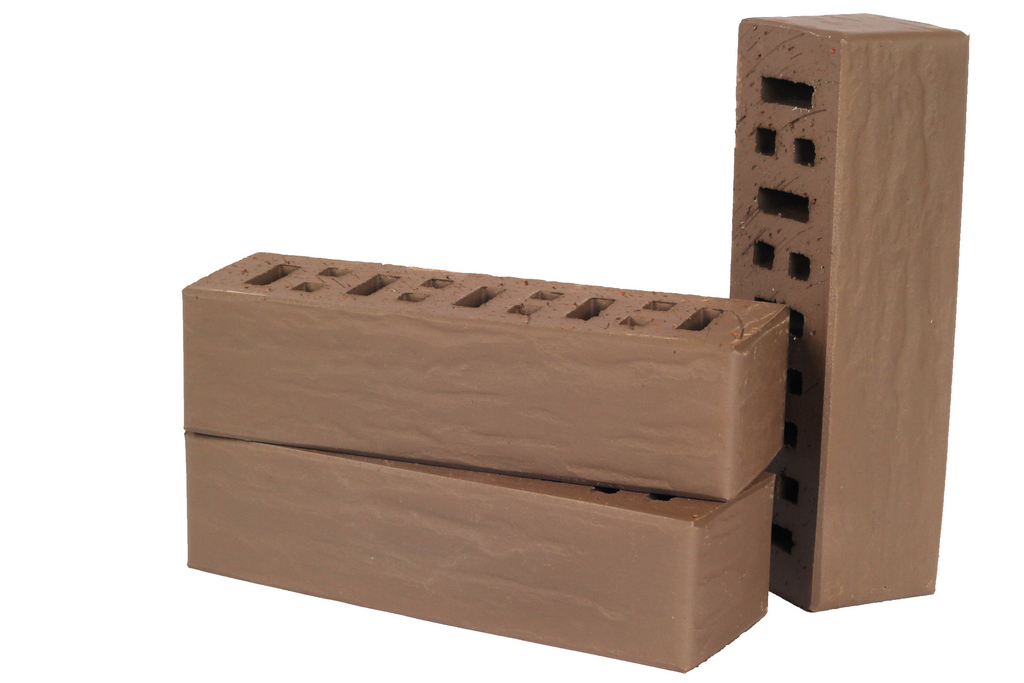 Lode VECAIS BRUNIS ретро, 250*85*65 мм, Печной Кирпич керамический пустотелый, коричневый