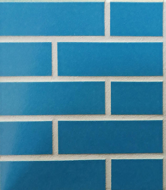 Hellblau 340 голубая, 240*71*10 мм, Глазурованная клинкерная фасадная плитка под кирпич ABC