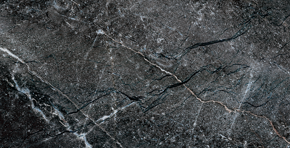 Mount Celestial Portoro (тёмный камень с золотистыми линиями, напоминающий редкий мрамор Portoro)  гибкий камень 3000×1200 мм
