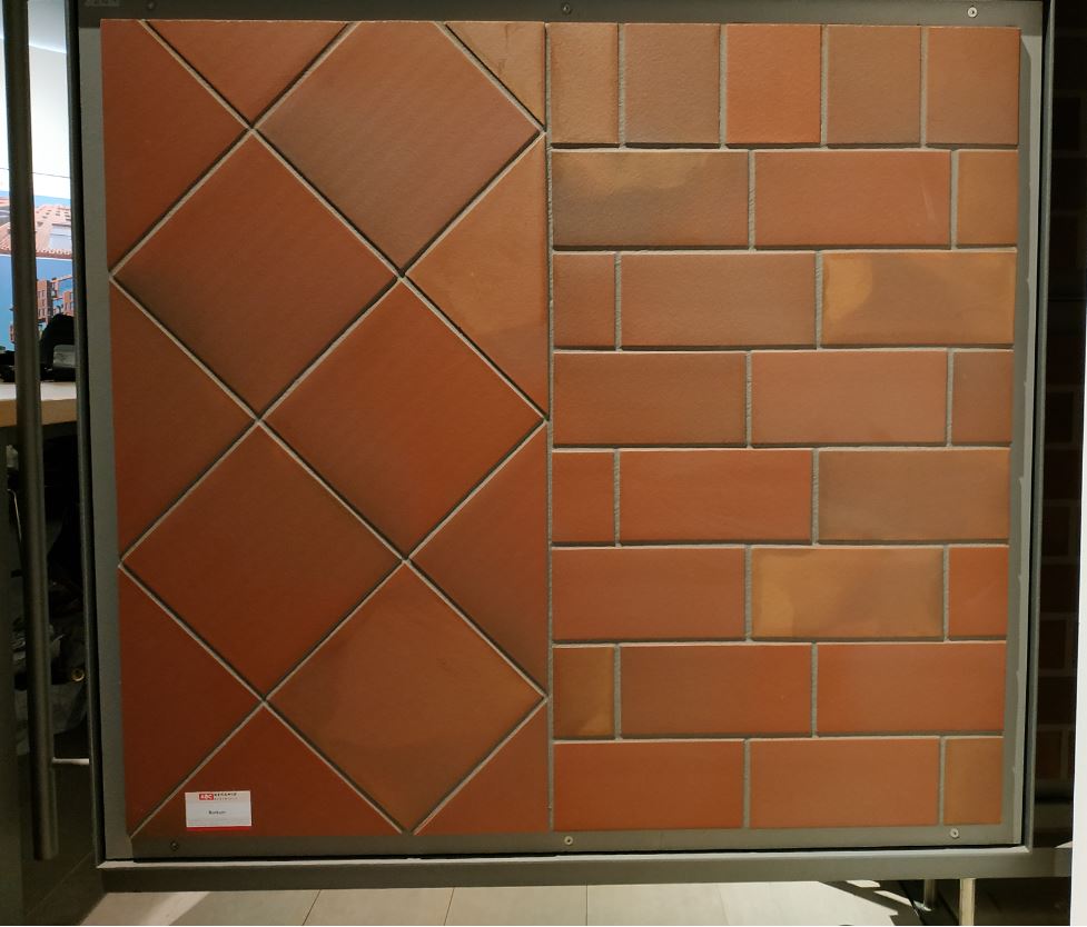 Клинкерная ступень Флорентинер противоскользящая плитка ABC Borkum 345*240*14 мм