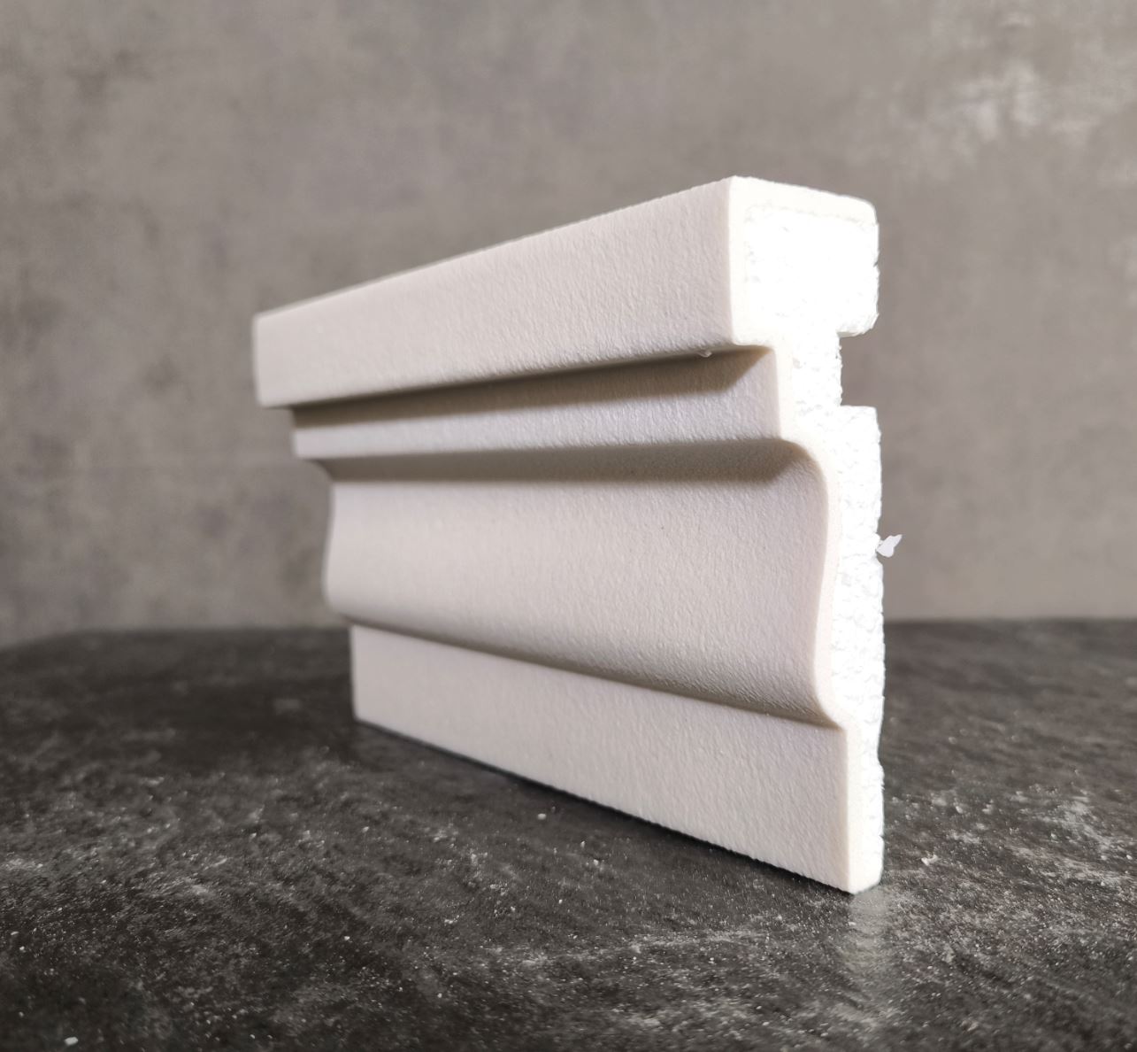 Молдинг для фасада - лепнина, декор из пенополистирола МВ-120/2 120*35*2000 мм
