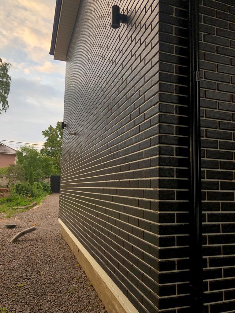 Graphite фасадная термопанель из пенополистирола ППС 40 мм с клинкерной плиткой