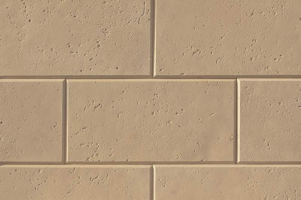 Травертин-8 Искусственный камень плитка для навесного вент фасада без расшивки шва  250X500X24 мм