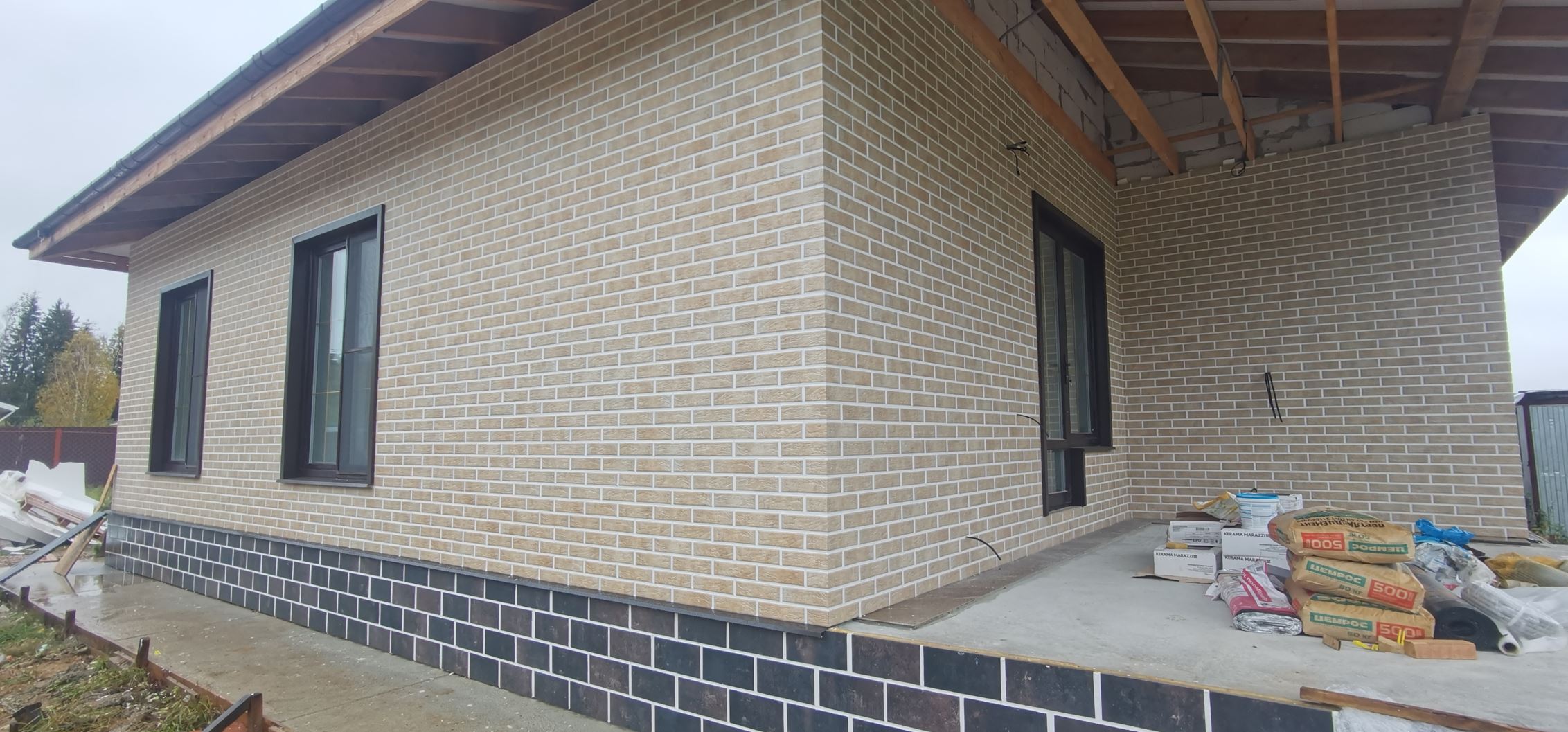 Loft Brick Salt фасадная термопанель из пенополистирола ППС 50 мм с клинкерной плиткой