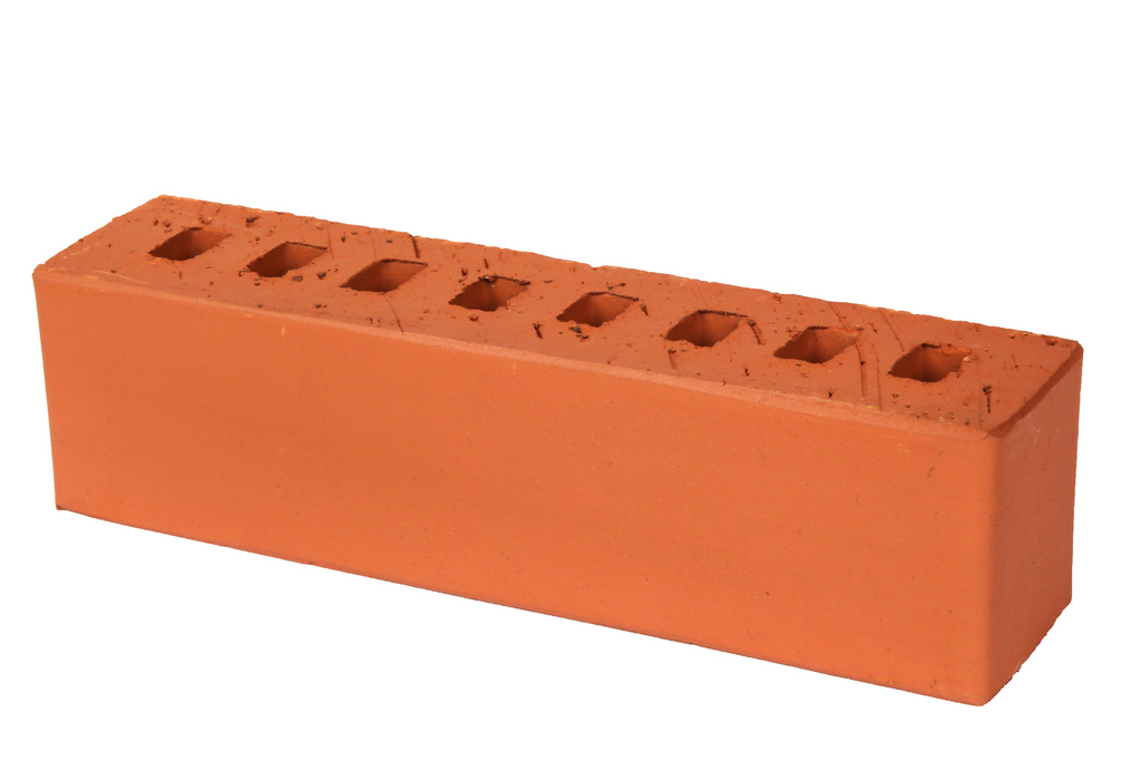 Lode Janka гладкий, 250*60*65 мм, Печной Кирпич керамический пустотелый, терракотовый, красный