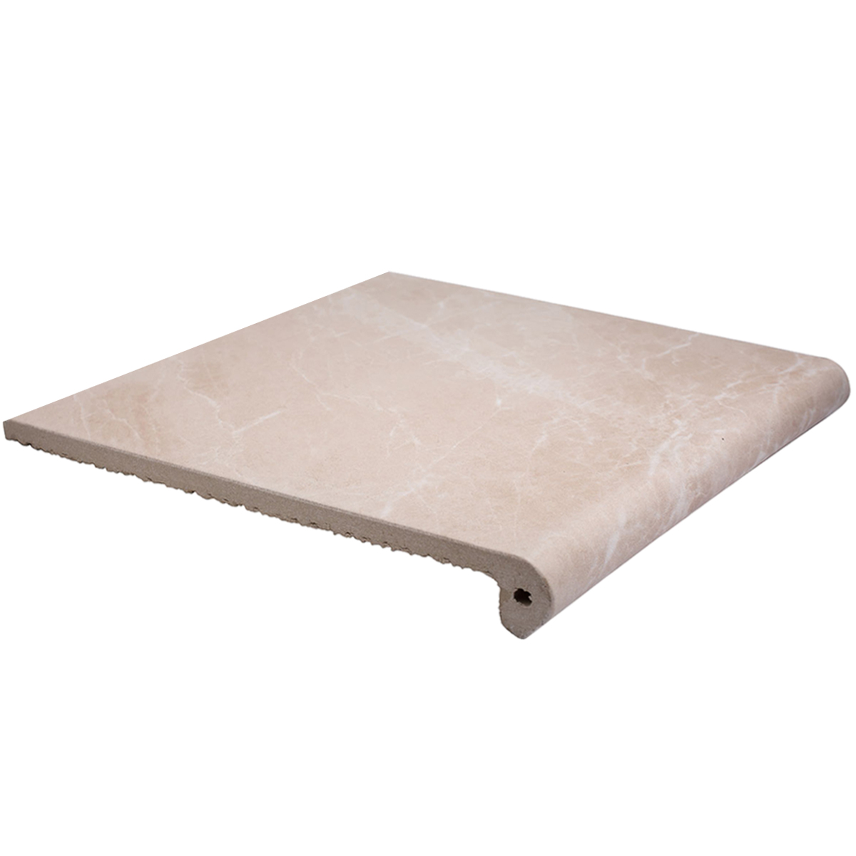 Nevada LIMESTONE Exagres 330*330*12 мм, клинкерная ступень флорентинер- с капиносом, противоскользящая