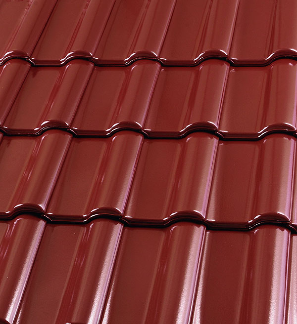 Керамическая черепица рядовая Roben BARI кайенский глянцевый ангоб