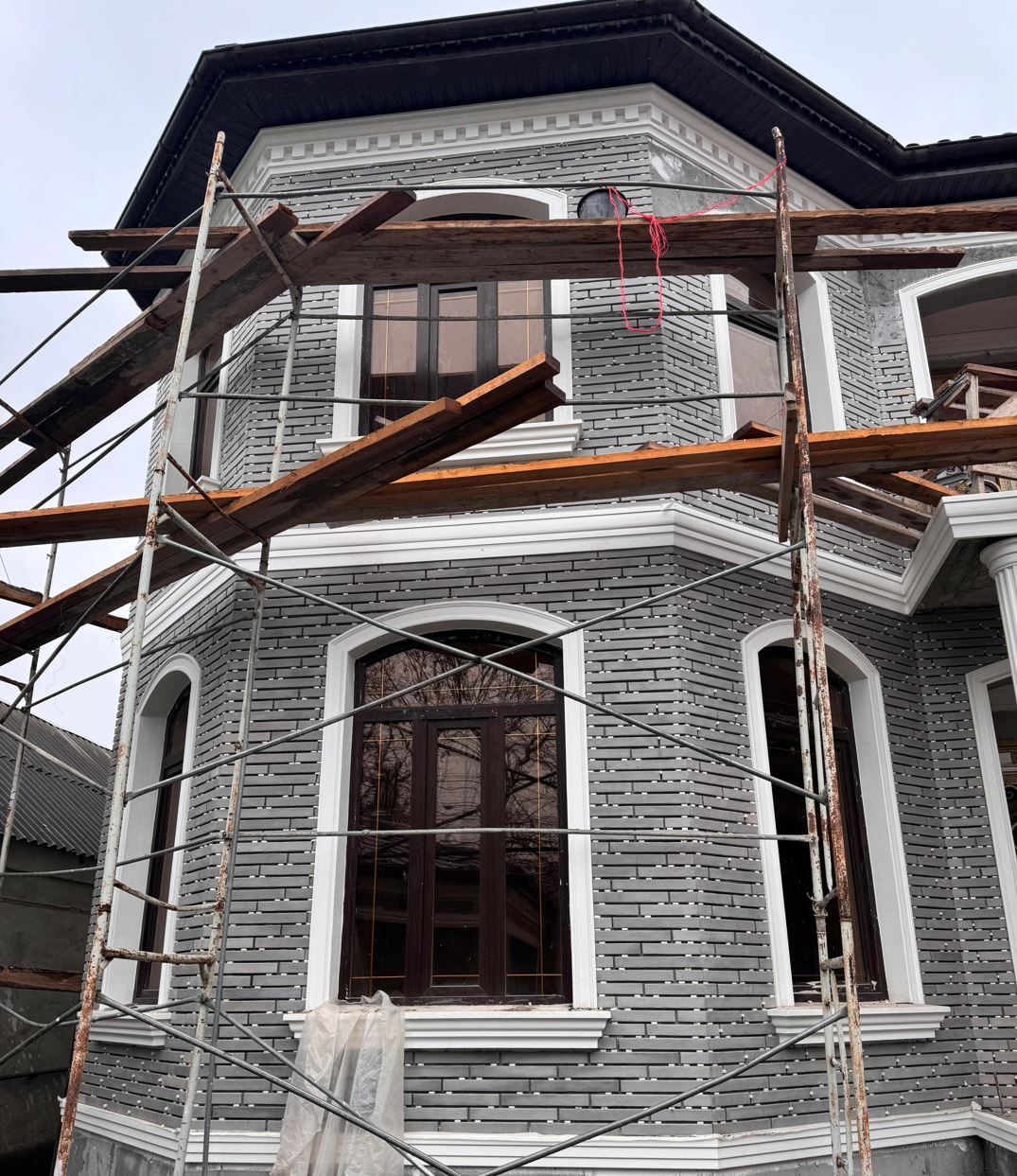 Фасадная ригельная плитка под клинкер Life Brick Лонг 202, 430*52*15 мм