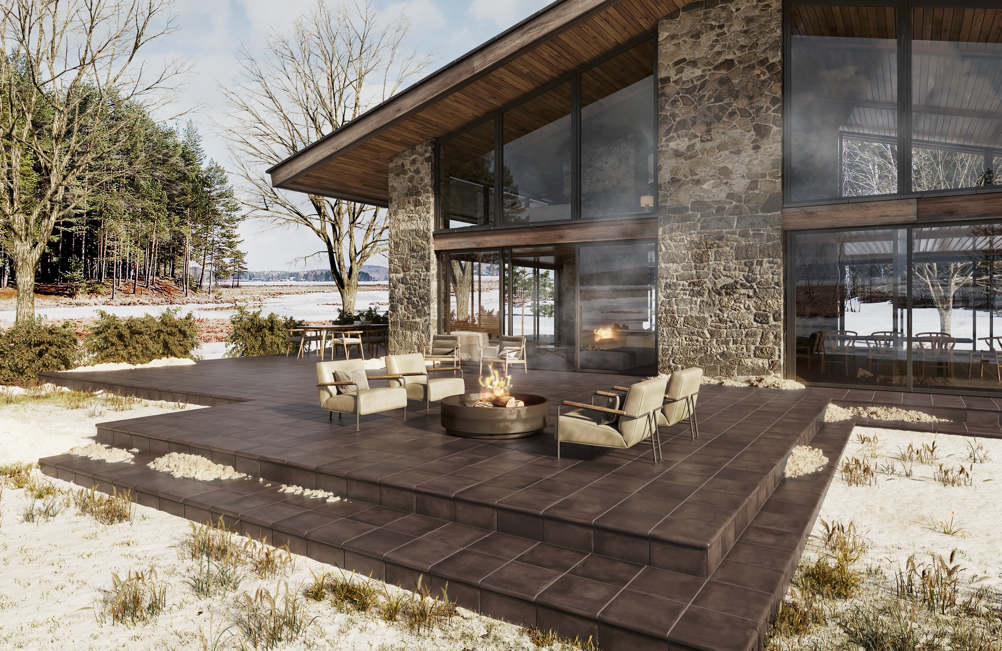 Ступени клинкерные