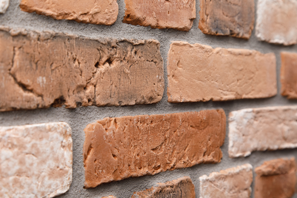 2.T Скандинавский кирпич 120-130*60-70*15 мм, декоративный камень для фасада и интерьера Petra