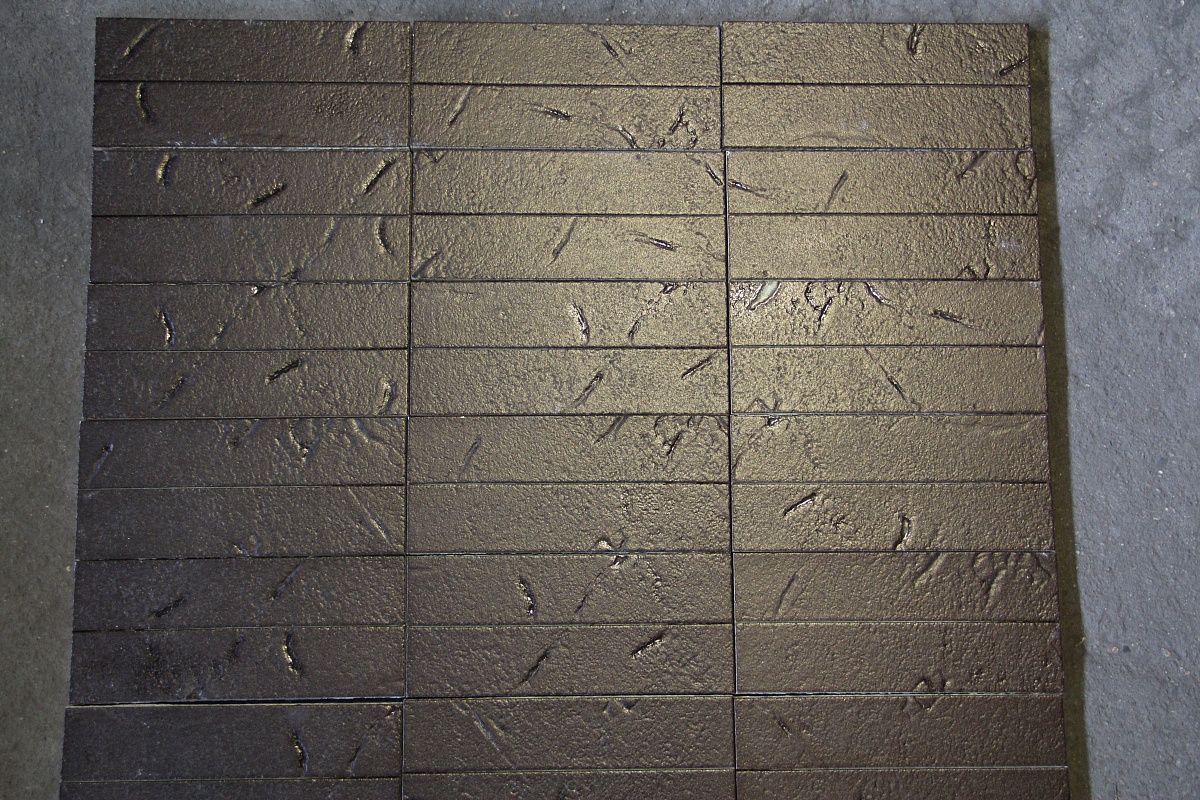 Ласточкин хвост Клинкерная фасадная плитка облицовочная под кирпич ABC Antik Mangan 239*52*13,5 мм