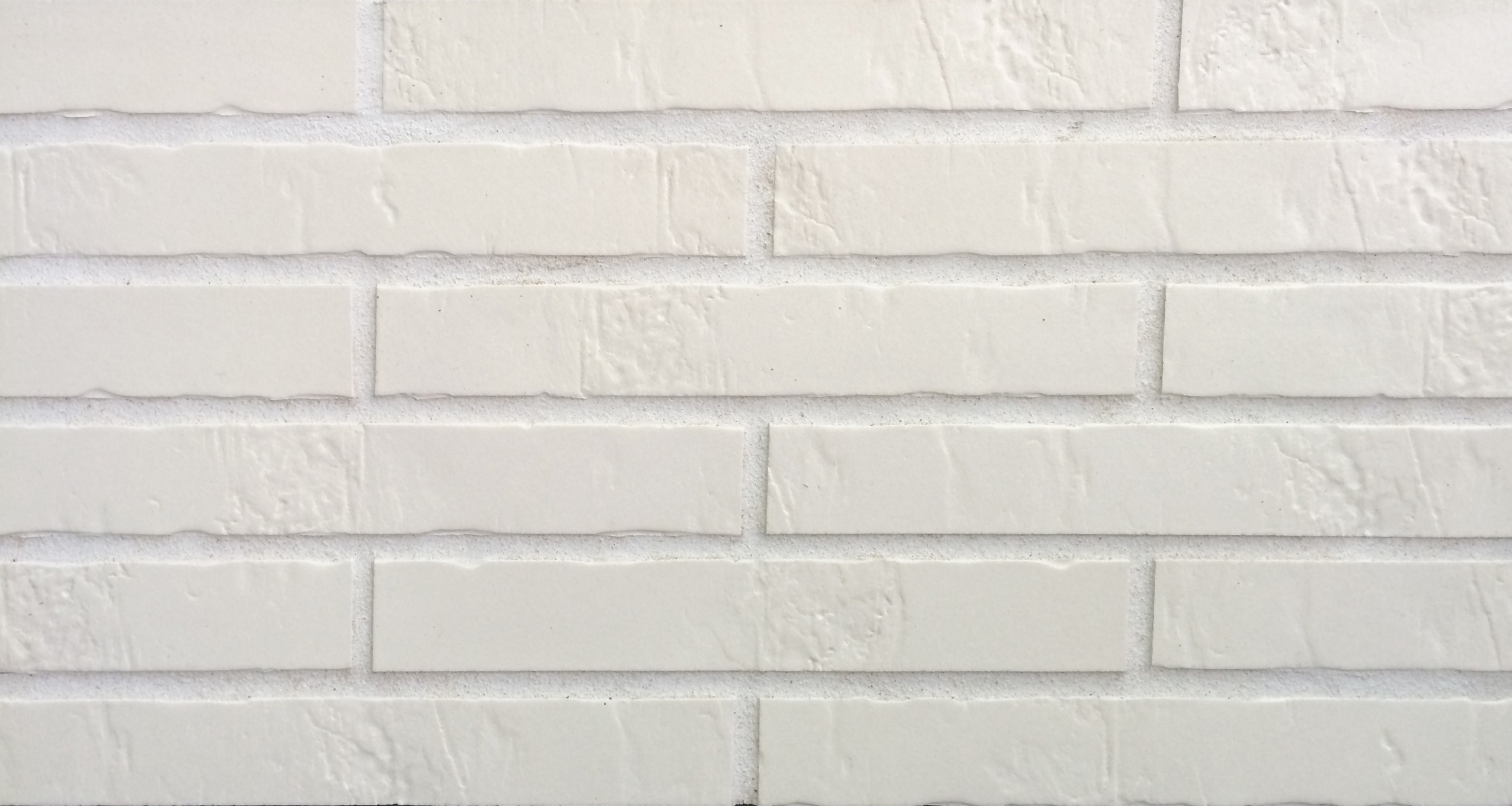 Amrum Schieferstruktur, 365*52*10 мм Langformat Белая клинкерная фасадная плитка под кирпич ригельная  ABC