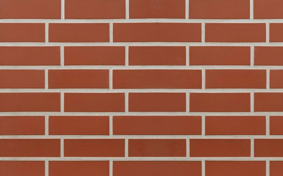 Клинкерная фасадная плитка облицовочная под кирпич Stroeher (Штроер) Keravette Chromatic 215 patrizienrot гладкая NF11, 240*71*11 мм