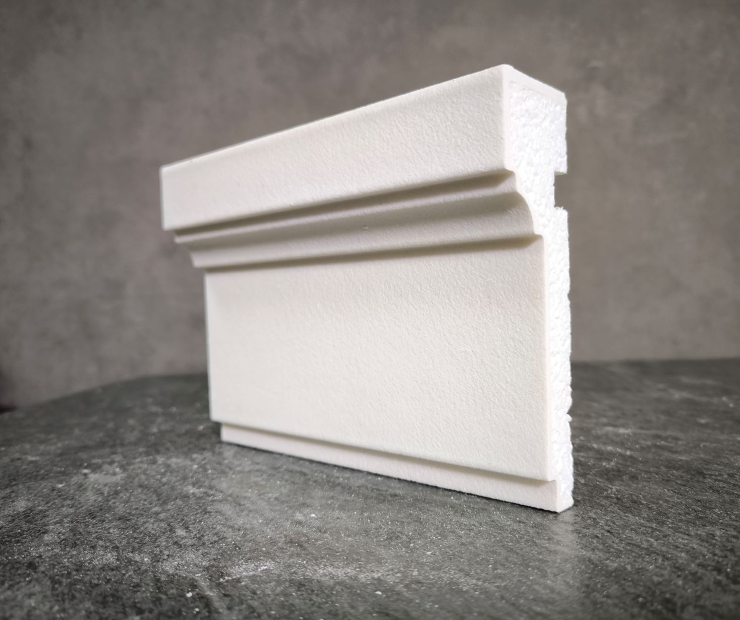 Молдинг для фасада - лепнина, декор из пенополистирола МВ-140/5 140*40*2000 мм