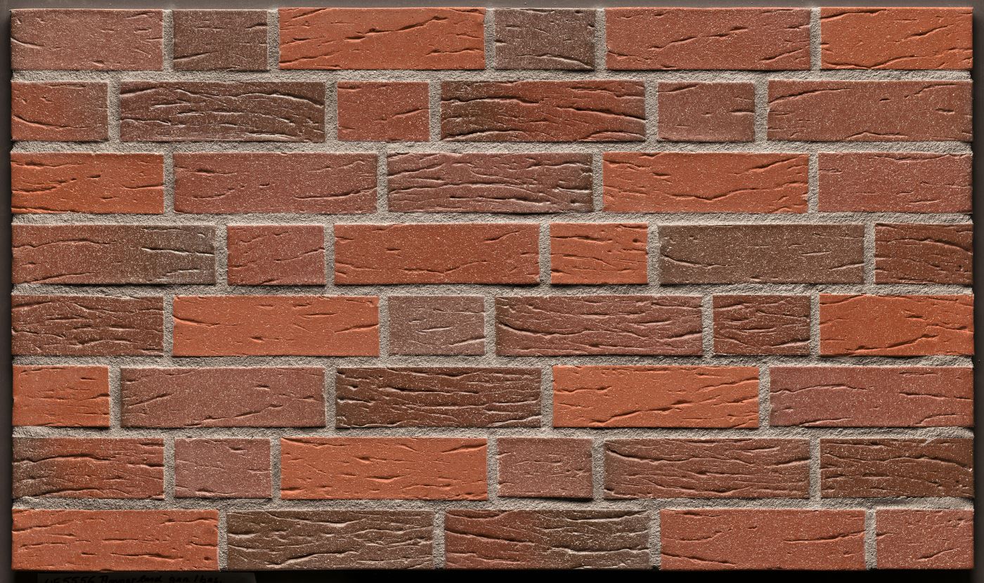 Кирпич облицовочный Клинкерный ABC 5556 Ammerland bunt genarbt-besandet 55NF 240*71*55 мм