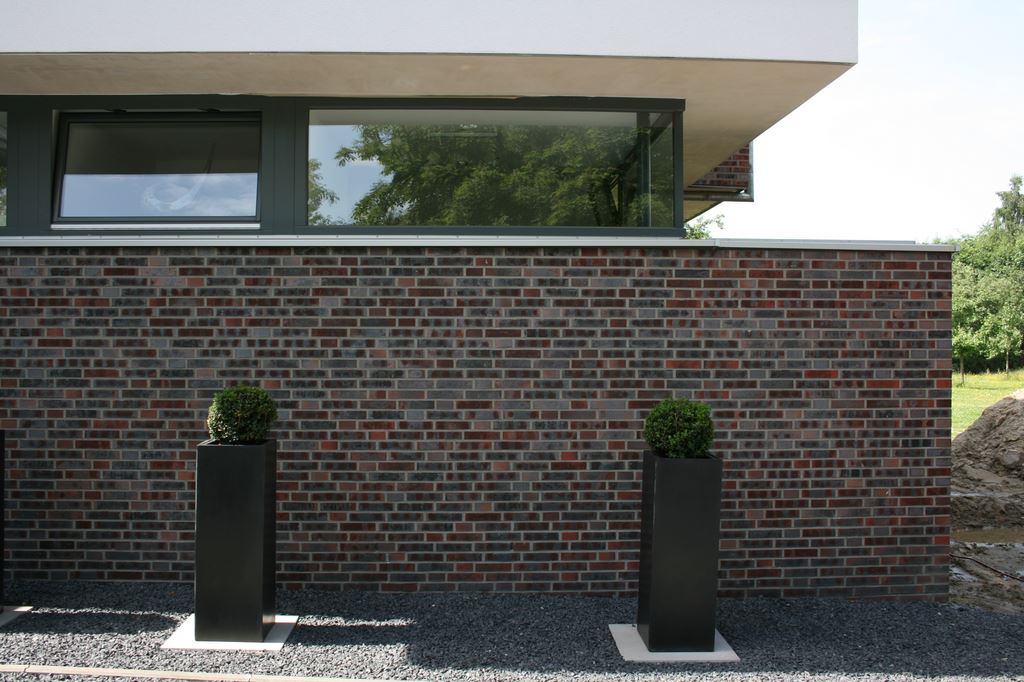 Кирпич облицовочный Клинкерный ABC 1876 Wittenburg Kohlebrand mit Sinterschmolz Wasserstrich 55NF 240*71*55 мм