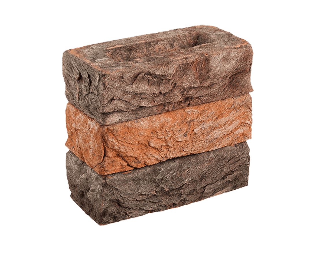 Донские Зори Тайнинское w057 215*102*65 мм, Кирпич ручной формовки полнотелый, облицовочный