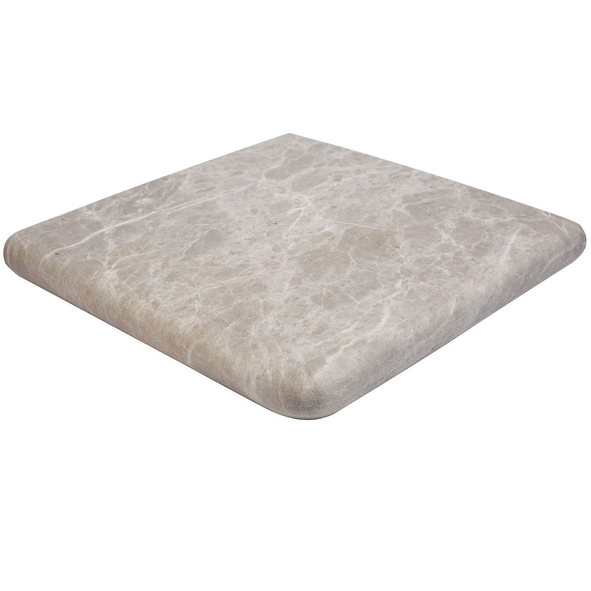 Nevada BASALTO Exagres 330*330*12 мм, клинкерная угловая ступень флорентинер с капиносом, противоскользящая