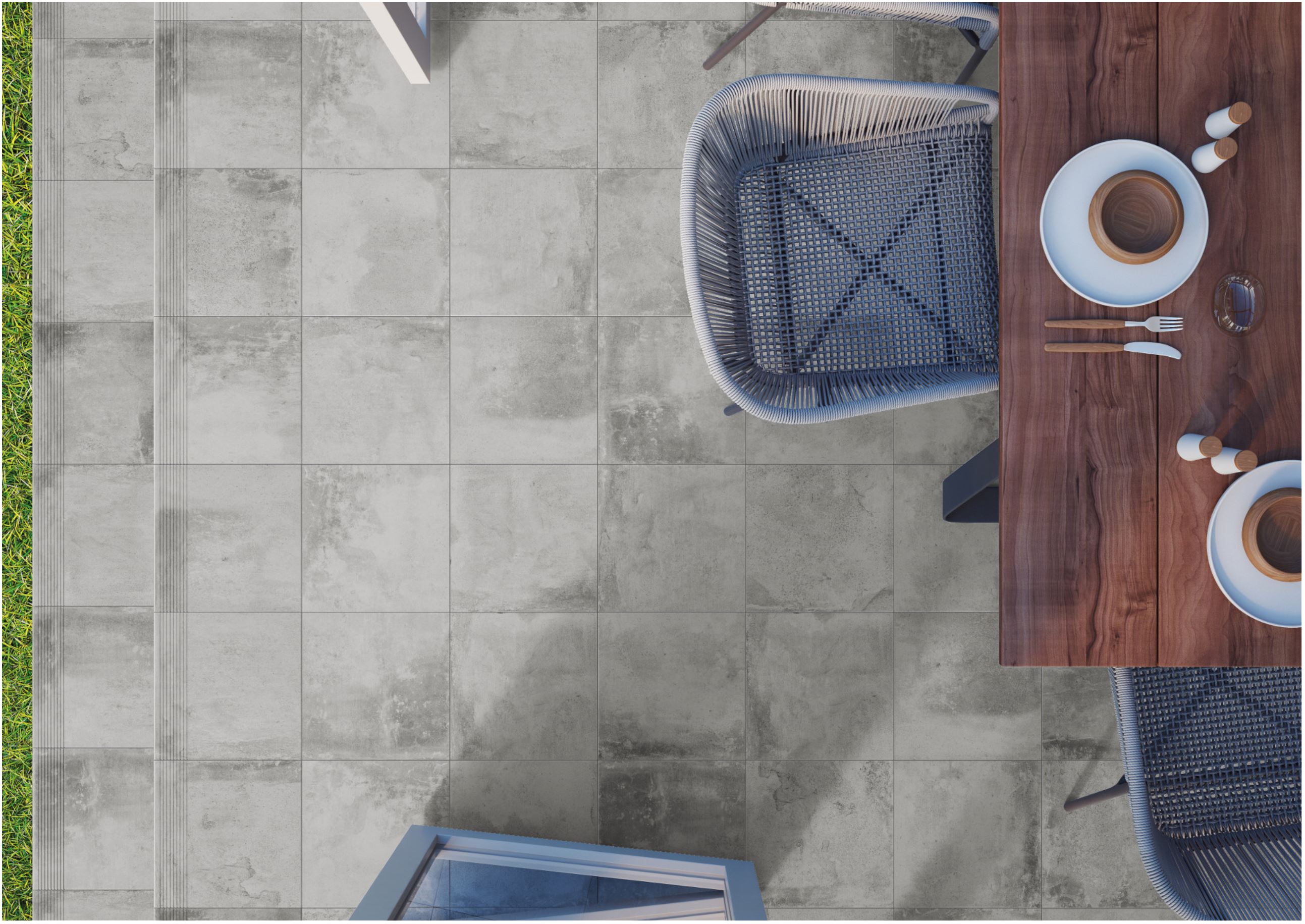 Клинкерная плитка напольная противоскользящая Cerrad Podloga Piatto grys 300*300*9 мм