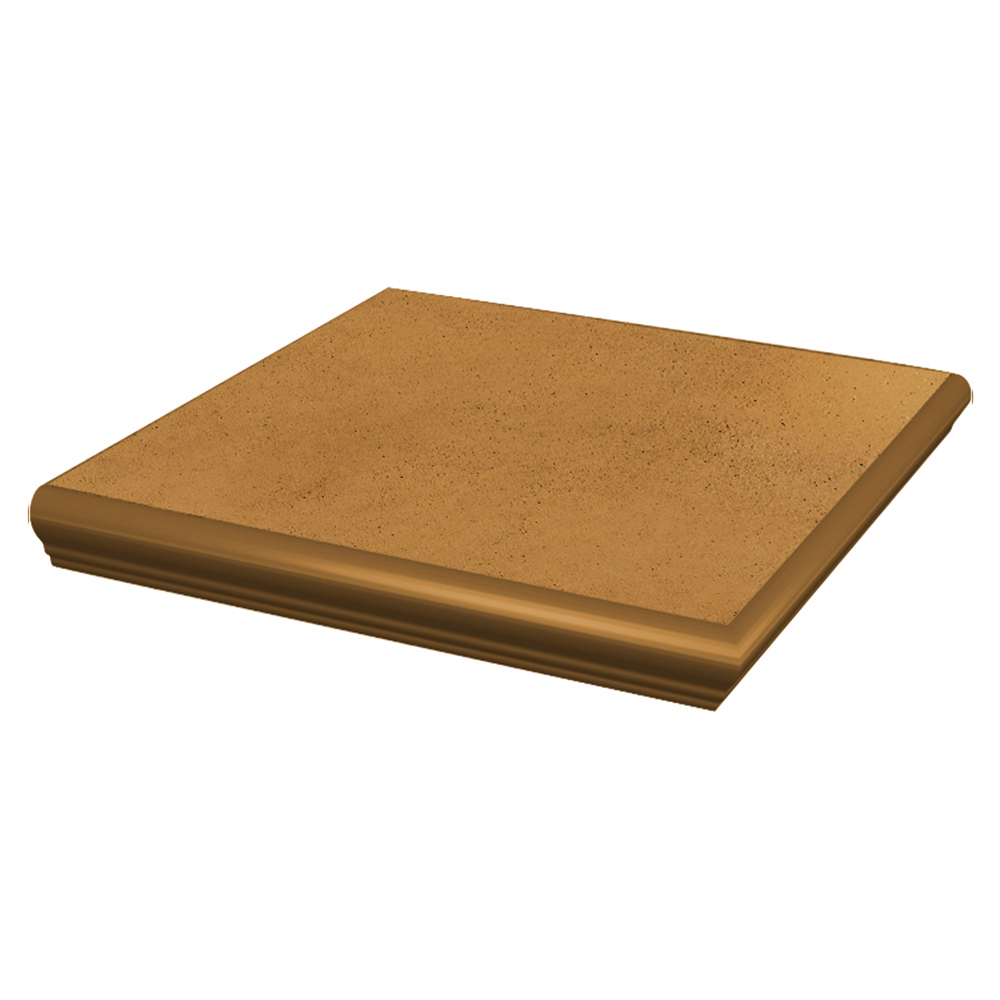 Aquarius Beige ступень угловая флорентинер противоскользящая с капиносом 330x330x11 мм