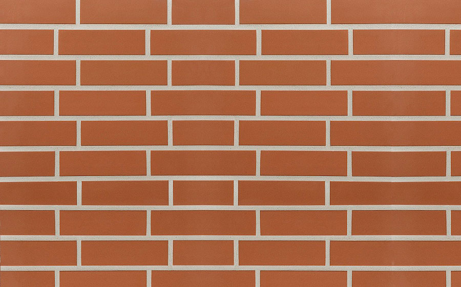 Клинкерная фасадная плитка облицовочная под кирпич Stroeher (Штроер) Keravette Chromatic 200 Saumon гладкая NF11, 240*71*11 мм