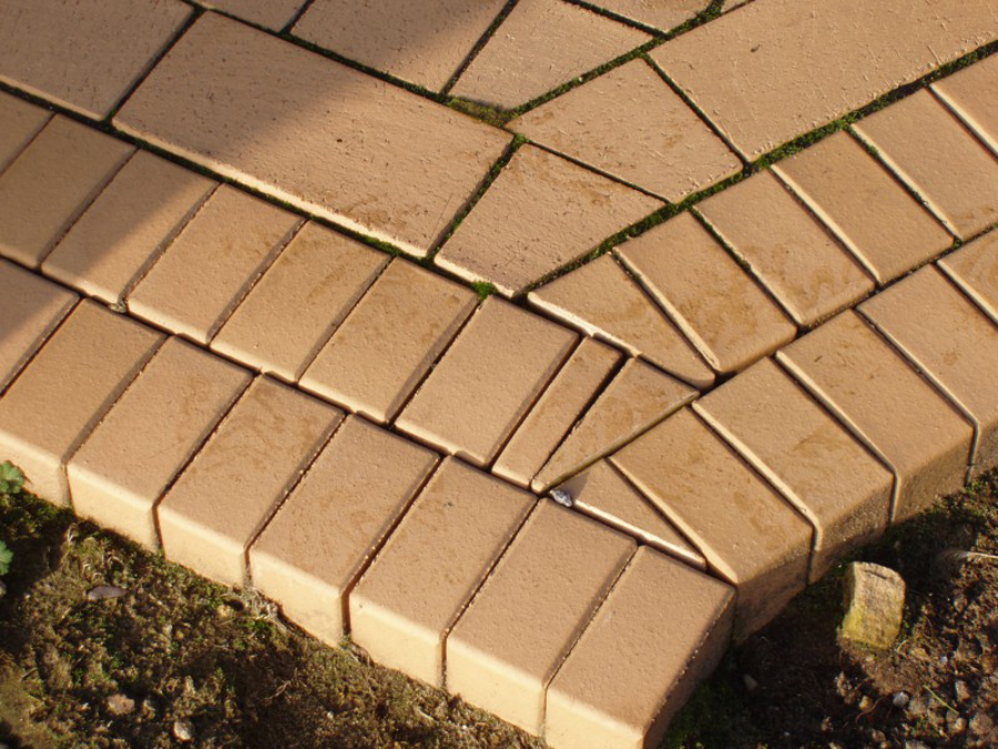 Тротуарная плитка / брусчатка Клинкерная ABC Lederfarben nuanciert (Ледерфарбен нуанкиерт), 200*100*45 мм