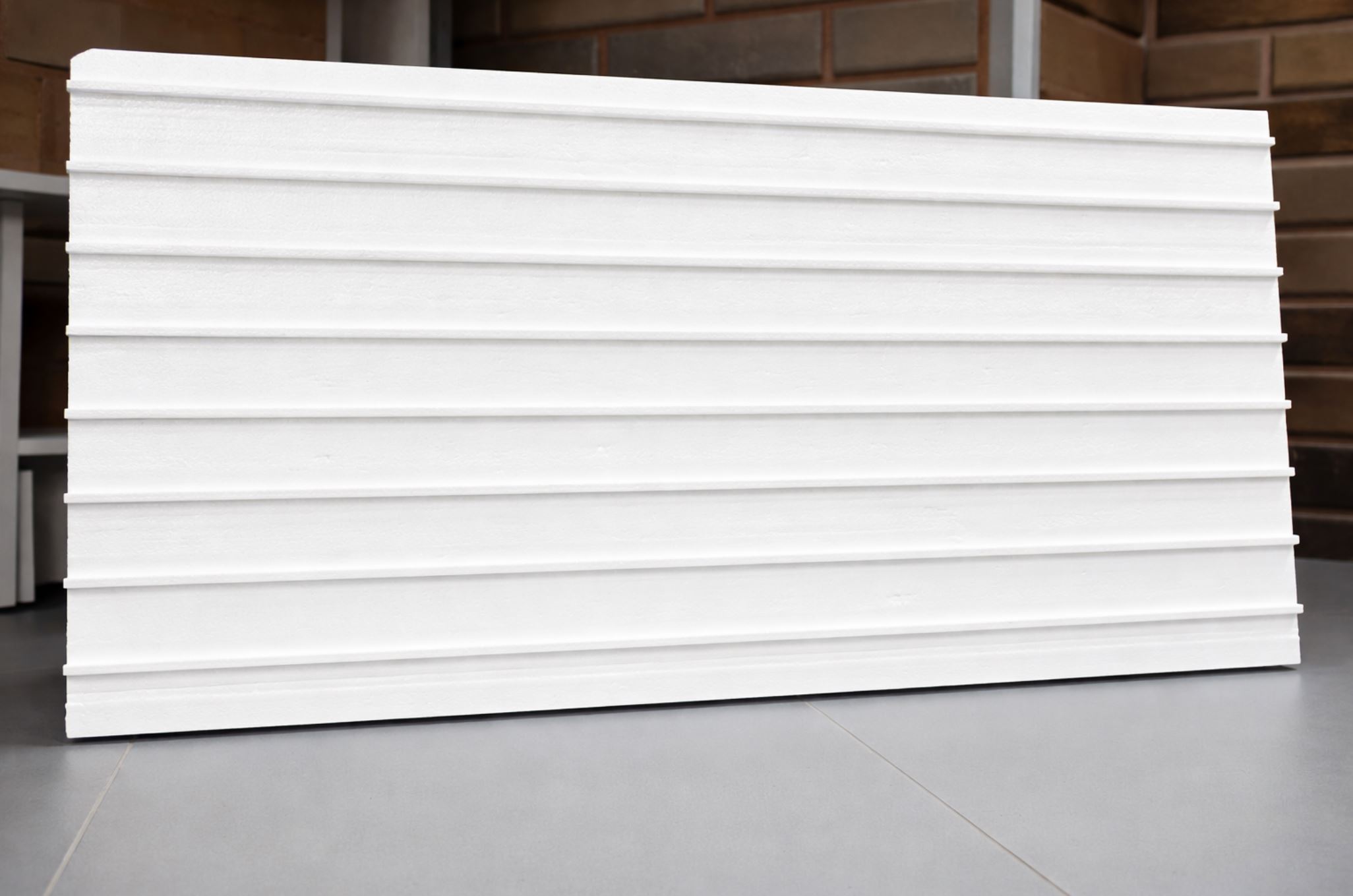 Фасадная панель утепления ППС 20 мм с направляющими под клинкерную плитку RF, размер 540х1000х20 мм