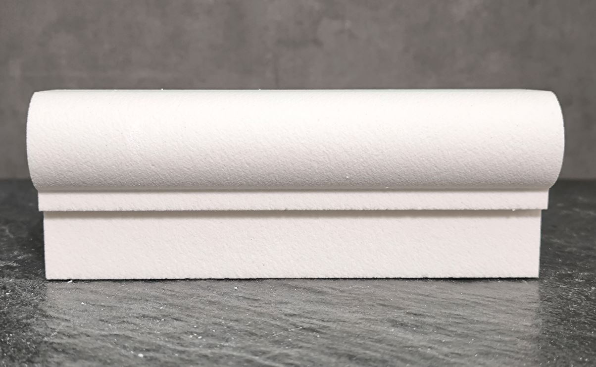 Молдинг для фасада - лепнина, декор из пенополистирола МВ-75/1 (МС-102) 75*60*2000 мм