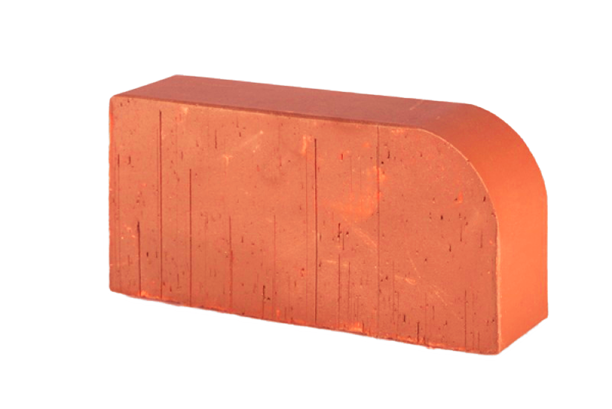 12.101115L Lode JANKA F15 гладкий, 250*120*65 мм, Кирпич радиусный полнотелый красный