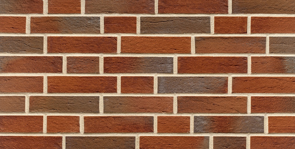 Кирпич облицовочный Клинкерный ABC 5558 Gravenhorster rot-bunt wasserstrich 55NF 240*71*55 мм