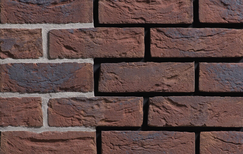 Blauw paars antiek DF 214х103х65 мм, Кирпич ручной формовки Engels baksteen