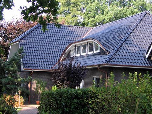 Керамическая черепица рядовая Roben Limburg черный матовая глазурь