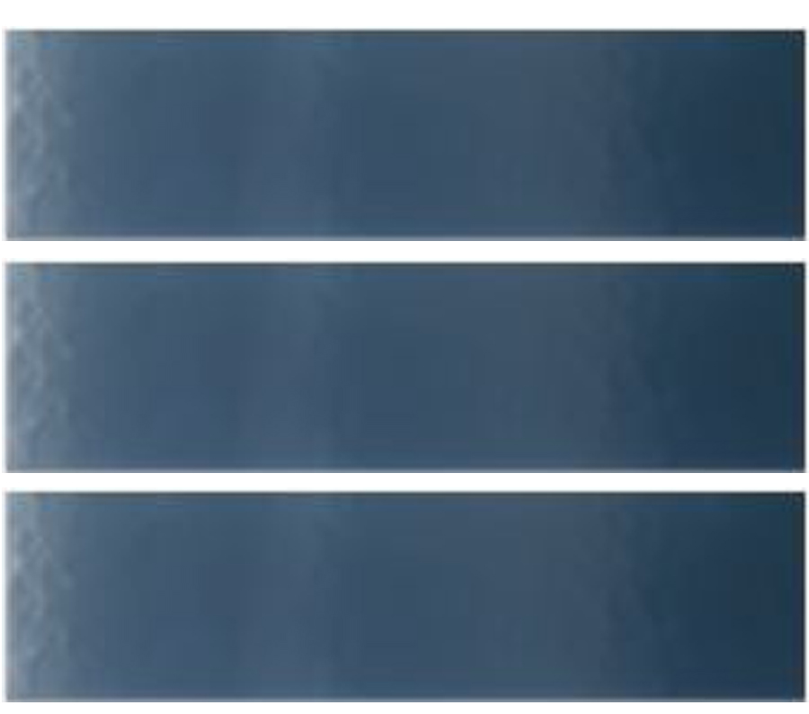 №31 Глазурованная Фасадная плитка Клинкерная облицовочная под кирпич 283х84х11 мм цвет синий RAL