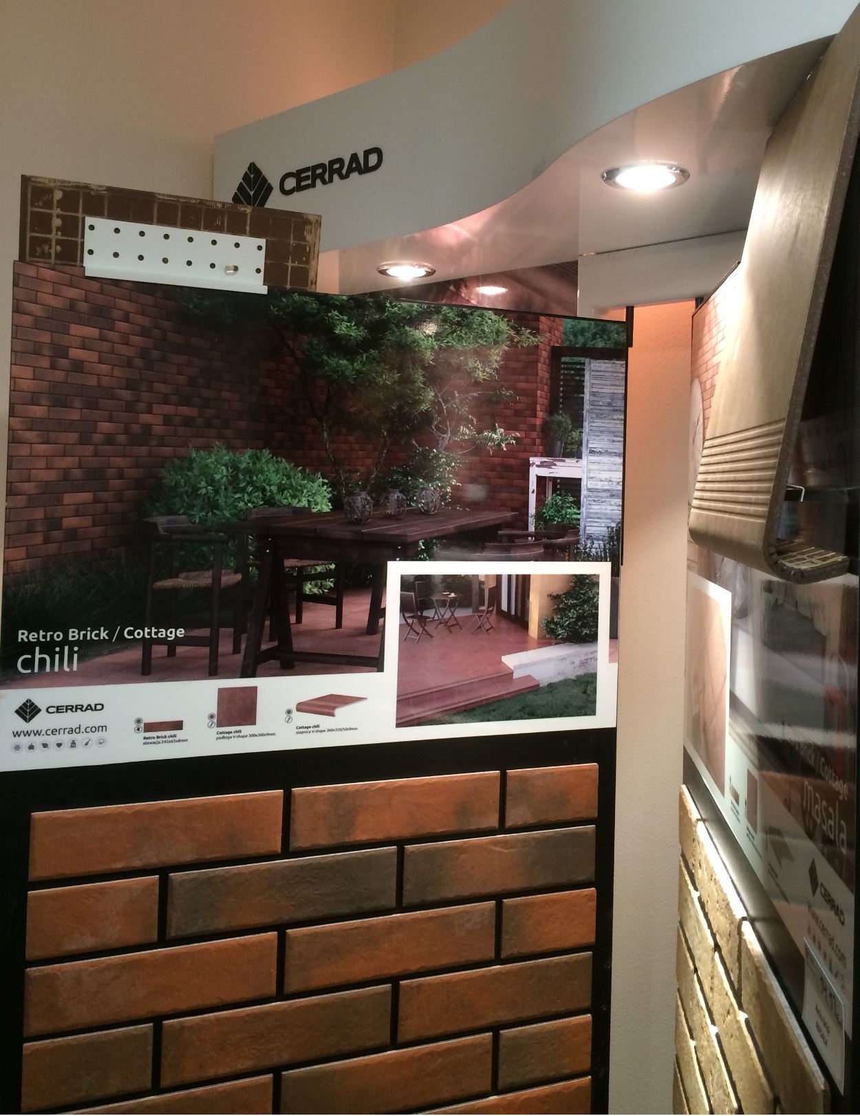 Фасадная и Интерьерная клинкерная плитка под кирпич Cerrad Elewacja Retro Brick chili 245*65*8 мм