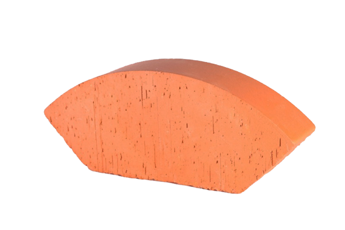 Lode JANKA F31 гладкий, 189*121*65 мм, Кирпич фигурный полнотелый красный, радиальный сколотый