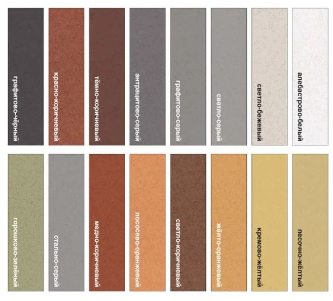 Затирки и расшивки швов для НВФ и СФТК