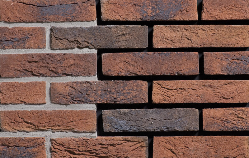 Limburgs oranje bont WF 209х101х50 мм, Кирпич ручной формовки Engels baksteen