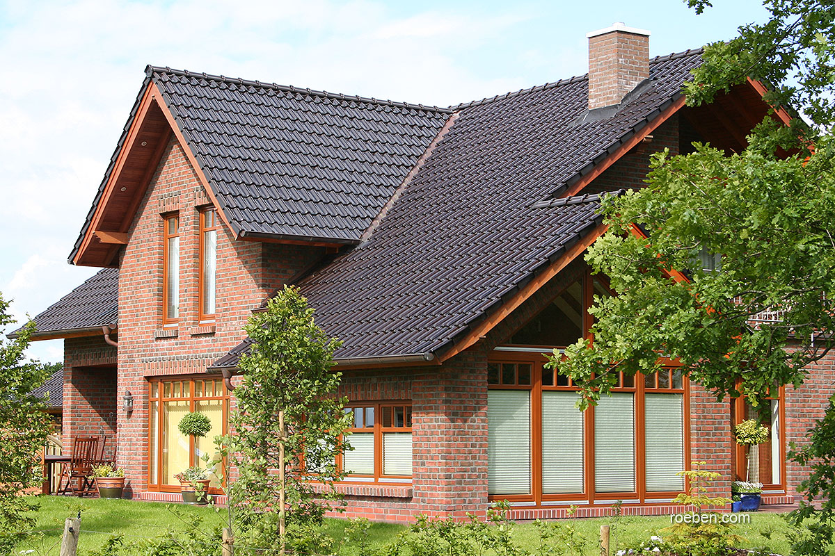 Керамическая черепица рядовая Roben FLANDERNplus бразильский глазурь