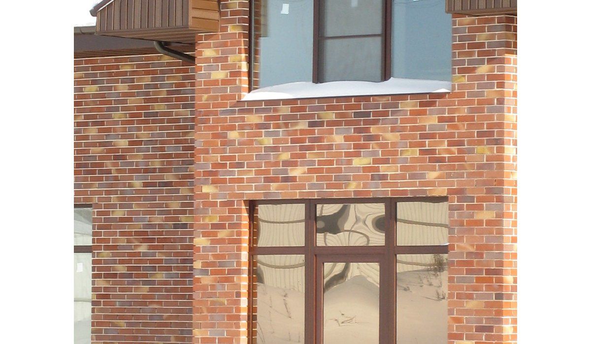 Кирпич облицовочный Клинкерный ABC 9105 Norddeich rot-blausand-farben-bunt genarbt-besandet NF 240*115*71 мм