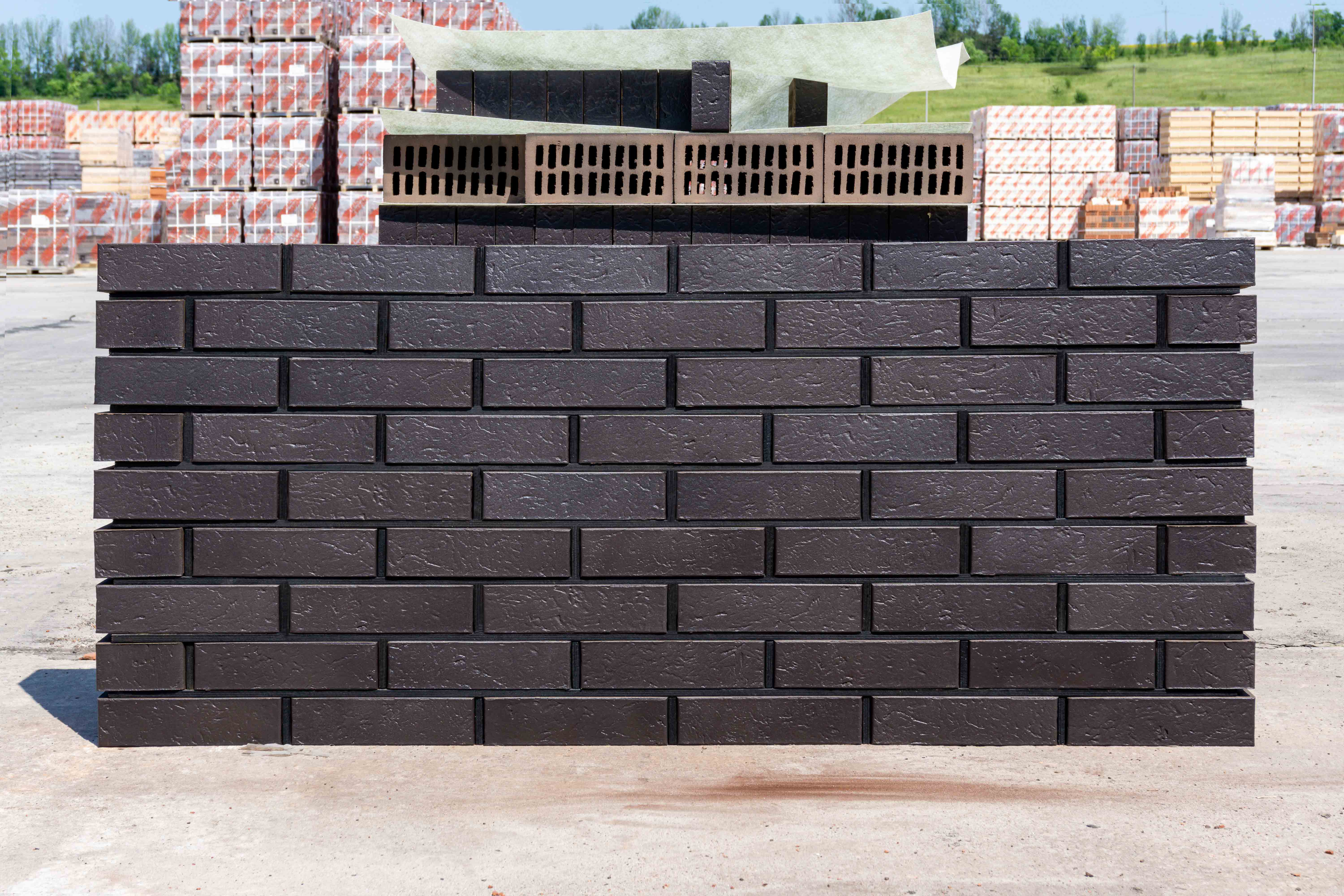 КГ Black Premium 1НФ 250*120*65 черный кирпич лицевой облицовочный керамический пустотелый