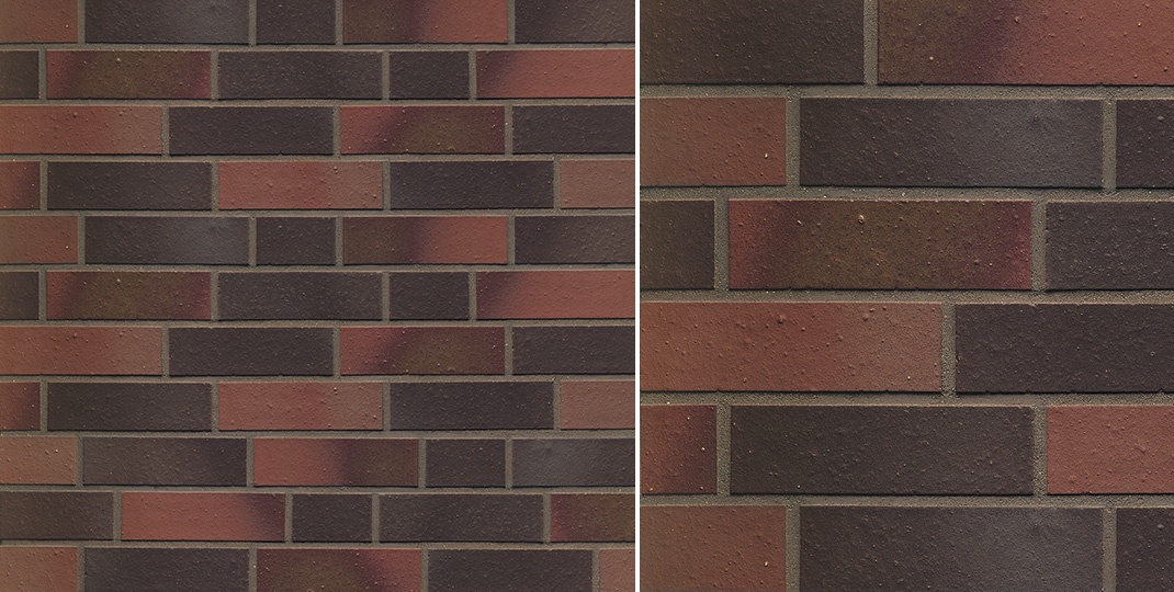 Ziegelriemchen Blankenese 240*71*10 мм, Клинкерная фасадная плитка облицовочная под кирпич ABCklinker