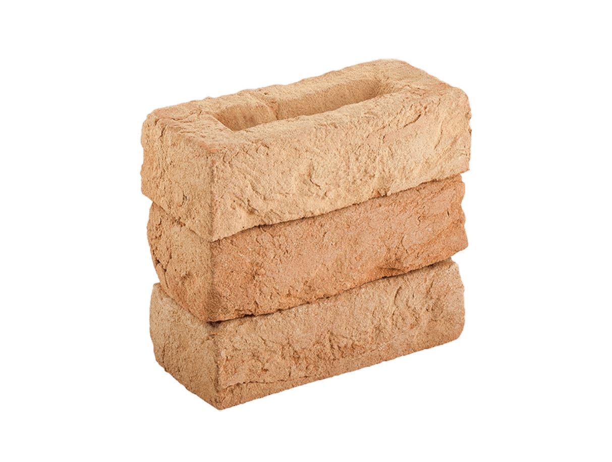 Донские Зори Рождествено w010 215*102*65 мм, Полнотелый кирпич ручной формовки облицовочный для печей