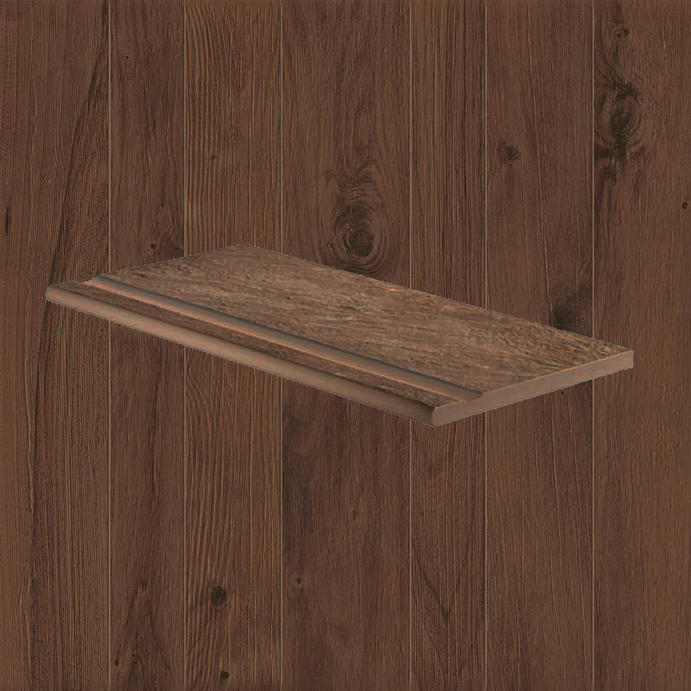 Тротуарная плитка Дерево Lastra. Спец. Элемент- Бортик Бассейн 30x60 Фрейм Оак \ Frame Oak Bordo Piscina 300х600х20мм