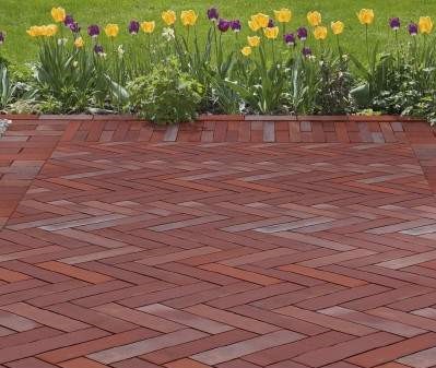 Тротуарная плитка / брусчатка Клинкерная красная LHL klinker ALT CLASSIC 200*48.5*51 мм