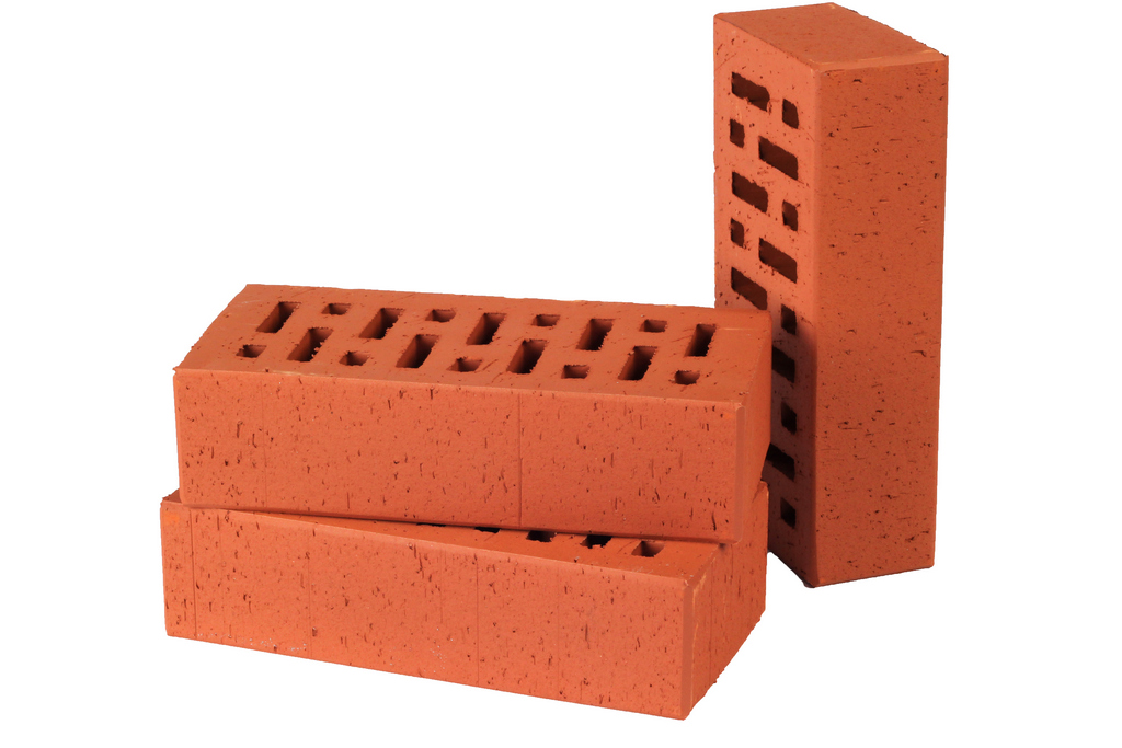 Lode SKARBAIS JANKA шероховатый, 250*120*65 мм, Печной Кирпич керамический пустотелый, терракотовый, красный