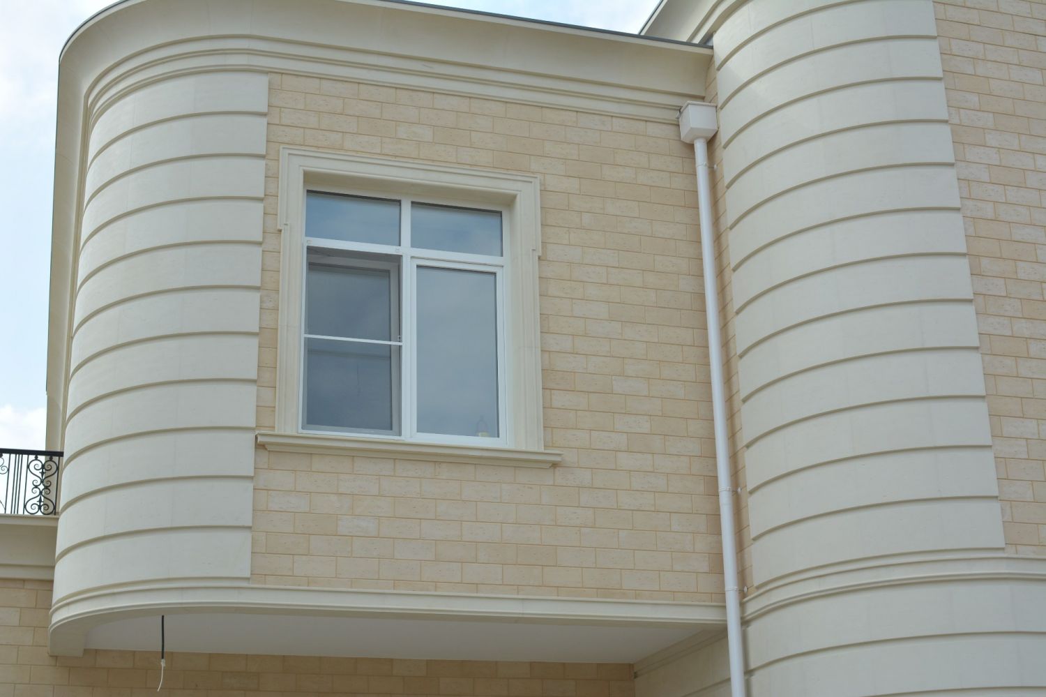 Фасадная облицовочная декоративная плитка травертин-вилла 00