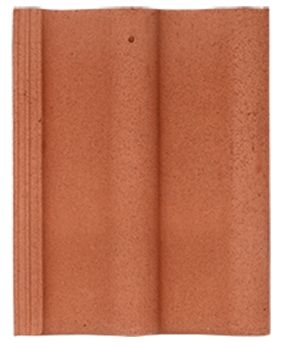 Натуральная цементно-песчаная черепица рядовая Light неокрашенный красный 71, Kriastak Baltic tile