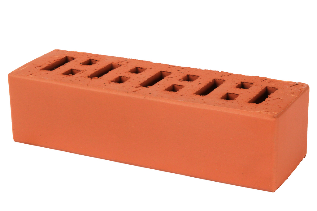 Lode Janka гладкий, 250*85*65 мм, Печной Кирпич керамический пустотелый, терракотовый, красный