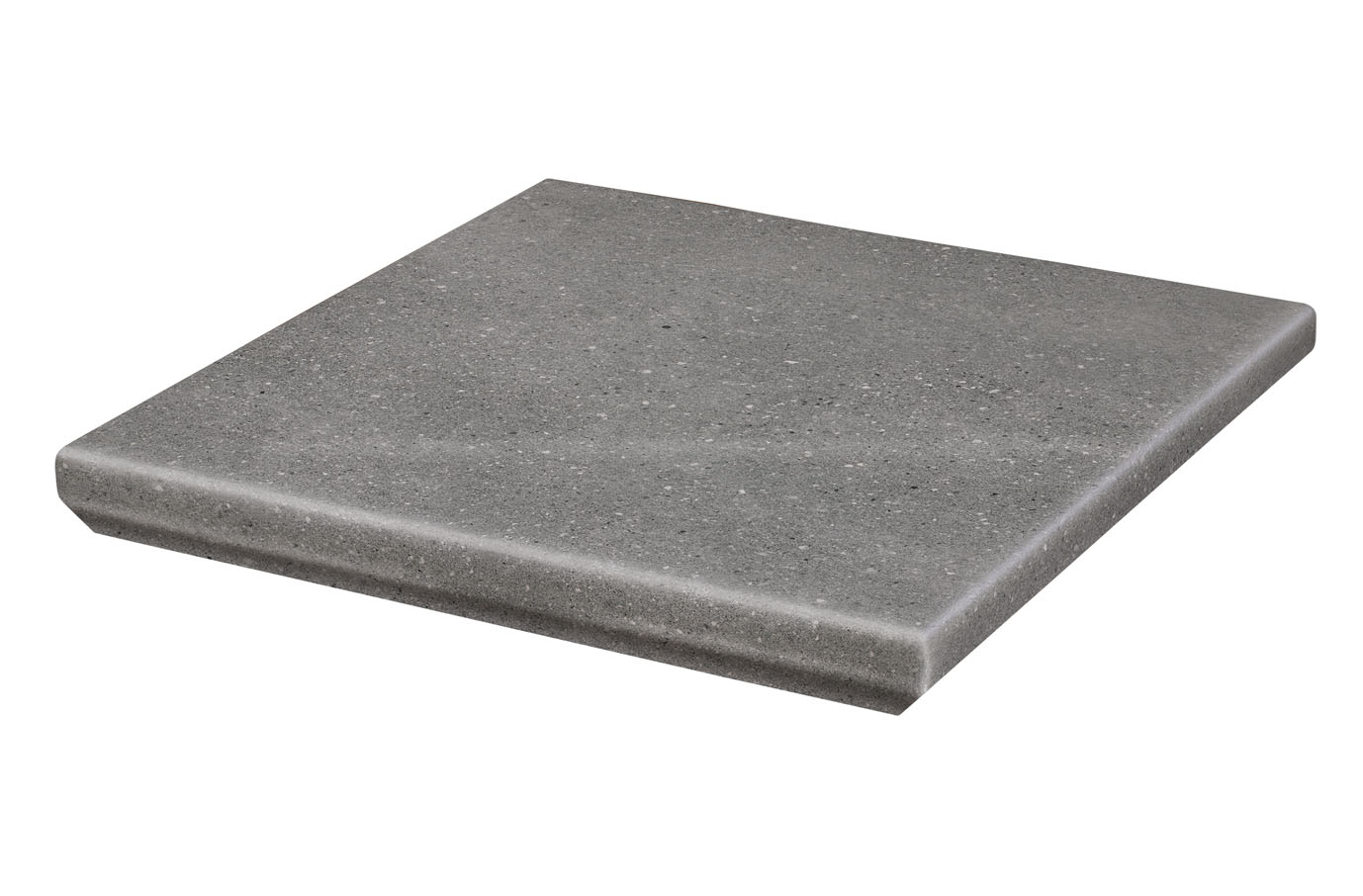 Mattone Sabbia Grafit ступень угловая флорентинер противоскользящая с капиносом 330x330x11 мм